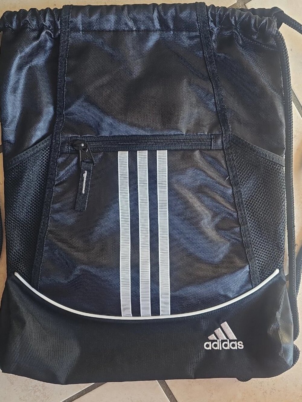 adidas Alliance II Black/White Drawstring Sackpack